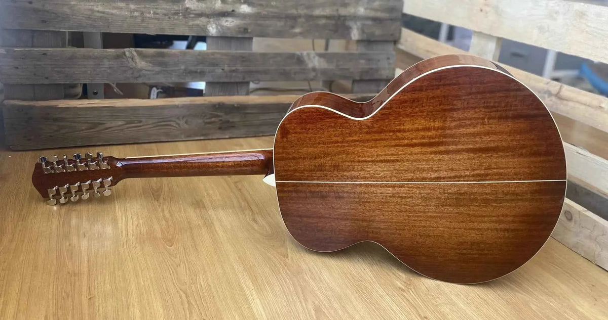 Eastman AC330E-12 Jumbo Natural Electro Acoustic Guitar (Price inc. Custom Pro Setup Package)