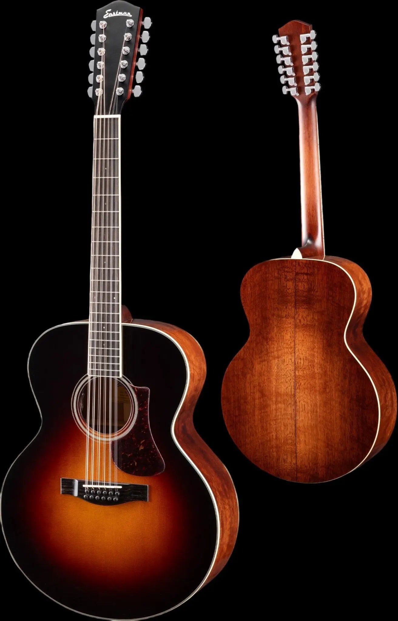 Buy Eastman AC330-12E Sunburst Jumbo 12 string Inc Custom Pro Setup Package Worth £225