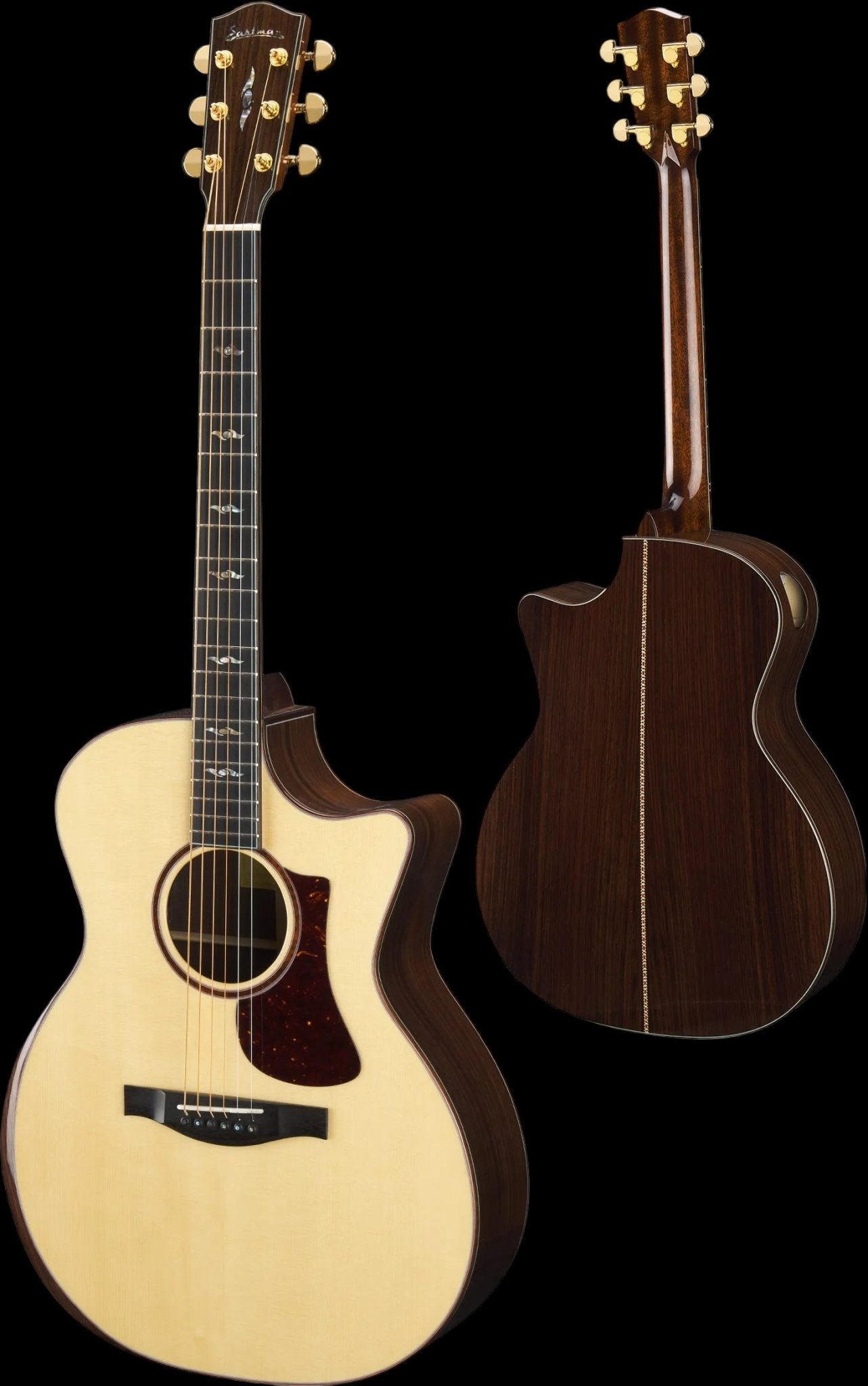 Eastman AC722CE Natural Electro Acoustic Guitar (Price inc. Custom Pro Setup Package) - Richards Guitars Of Stratford Upon Avon