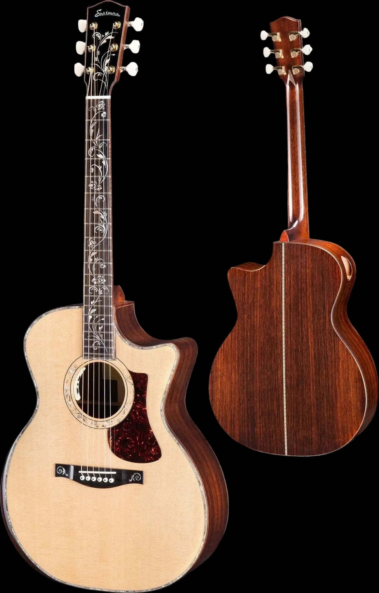 Eastman AC922CE Electro Acoustic Guitar (Price inc. Custom Pro Setup Package) - Richards Guitars Of Stratford Upon Avon