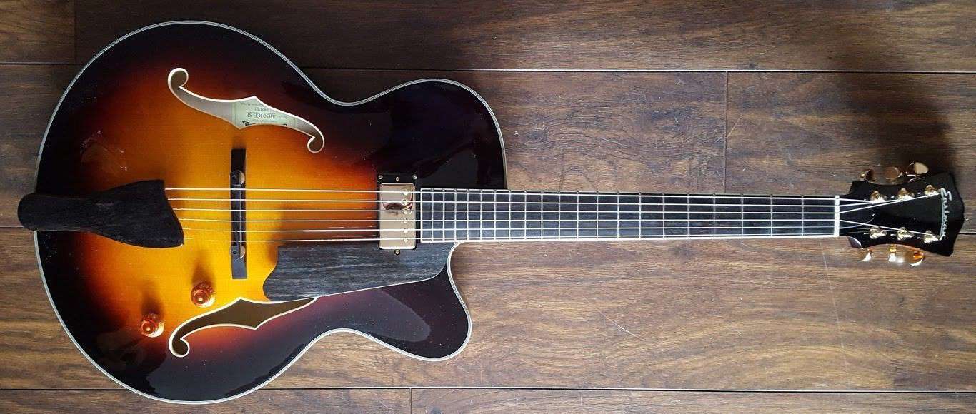 Eastman AR503CE SB (Custom Pro Exclusive) Solid Spruce Arched Top Guitar - Richards Guitars Of Stratford Upon Avon