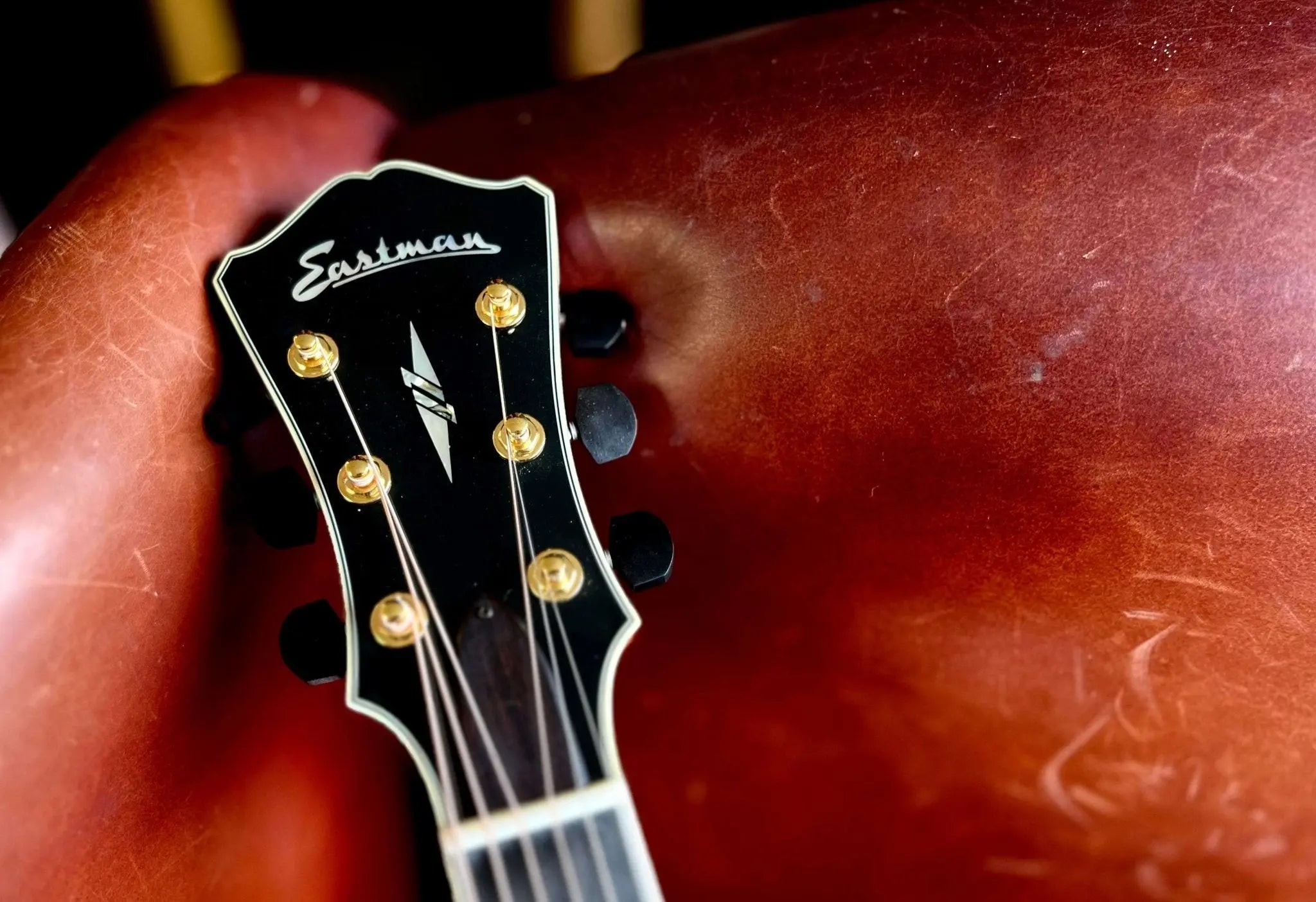 Eastman AR805CE GB Arch Top Semi Acoustic Guitar (Price inc. Custom Pro Setup Package) - Richards Guitars Of Stratford Upon Avon