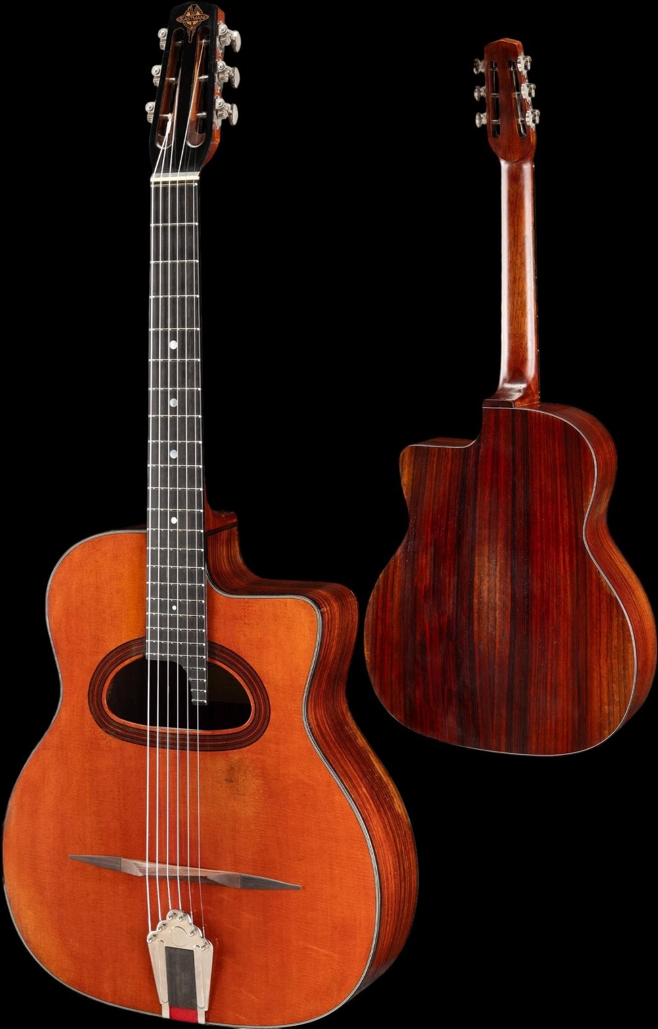 Eastman DM4/v Antique Classic Acoustic Guitar (Price inc. Custom Pro Setup Package) - Richards Guitars Of Stratford Upon Avon