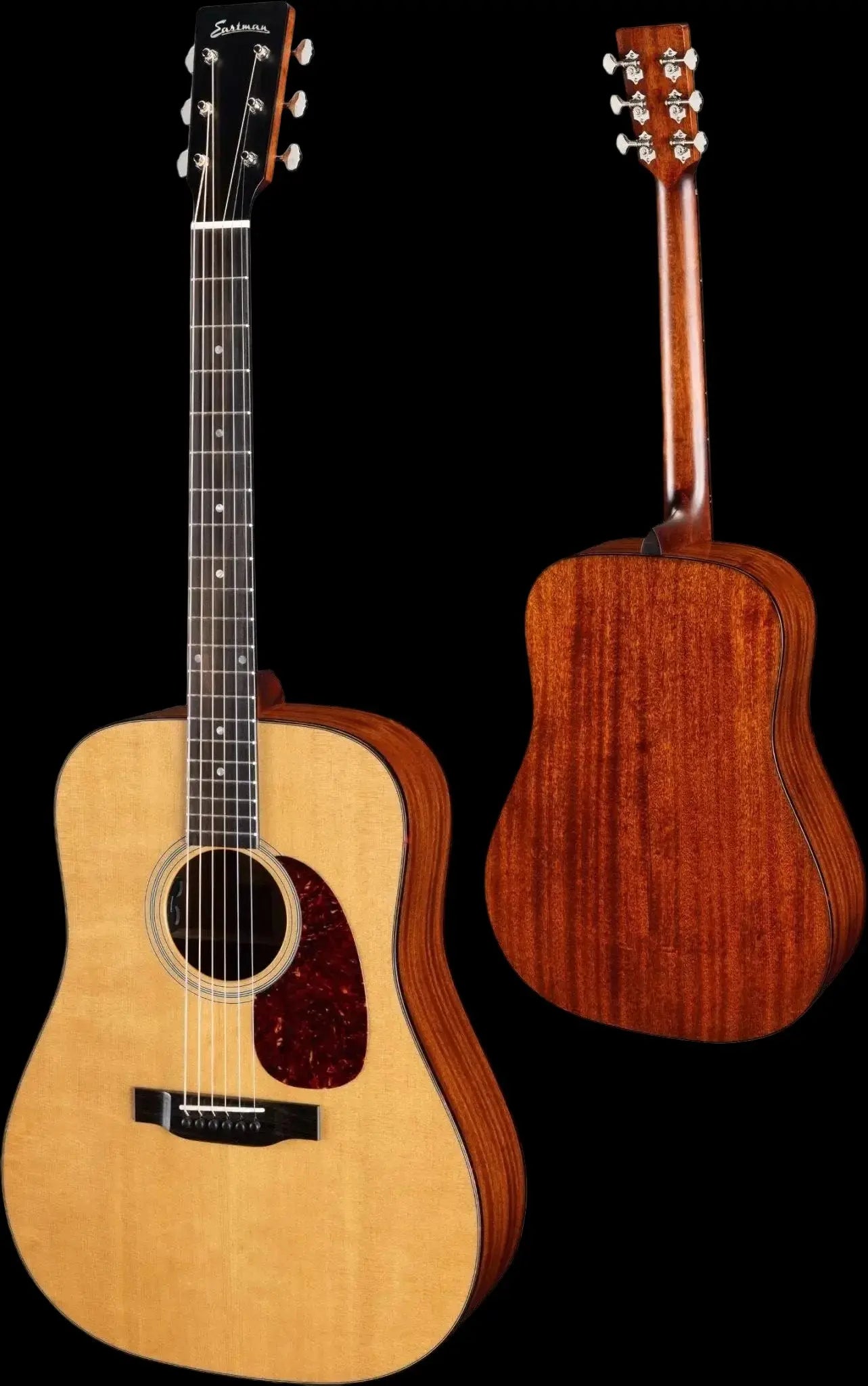 Buy Eastman E1D-DLX Natural Acoustic Guitar (Price inc. Custom Pro Setup Package)