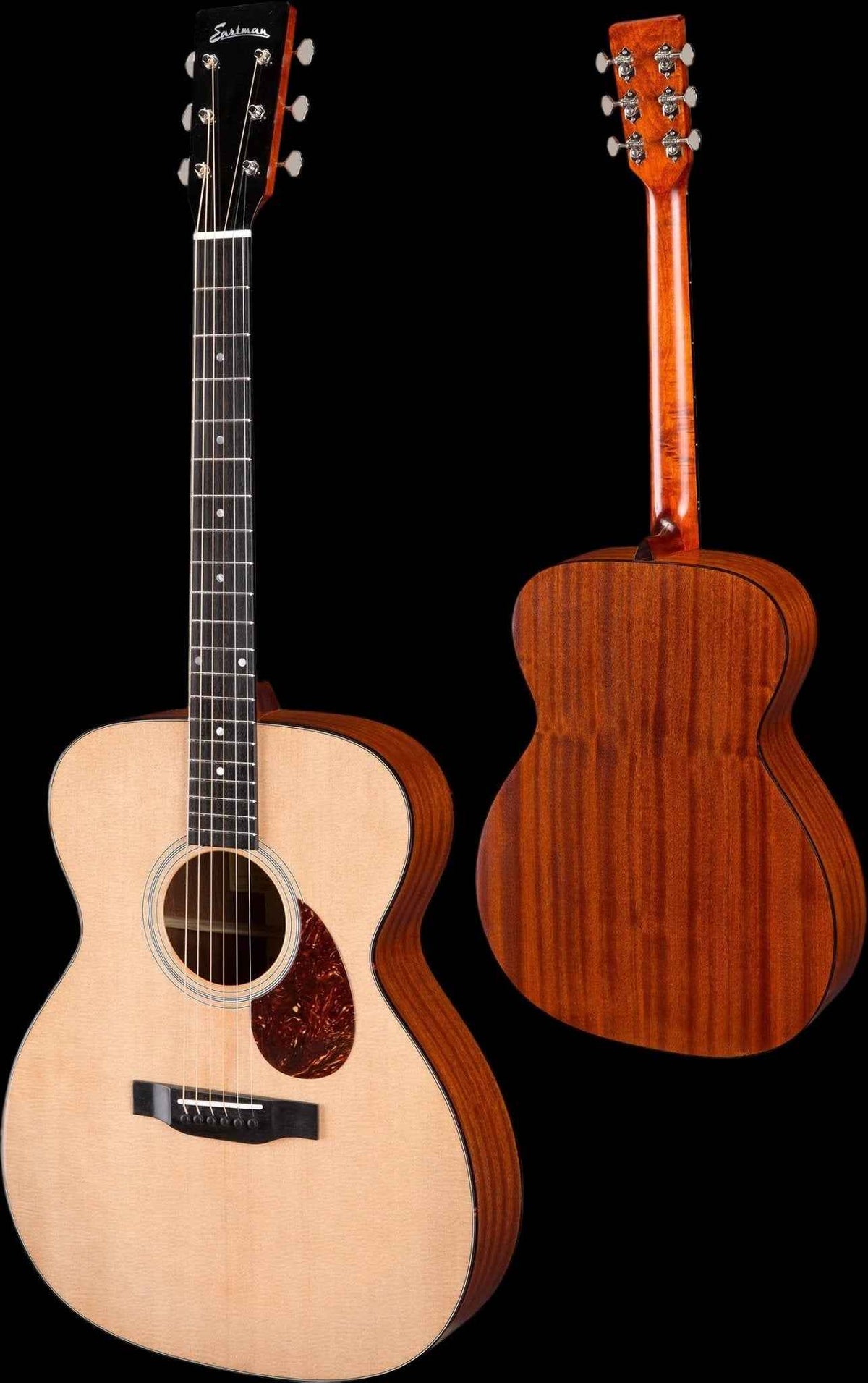 Eastman E1OM Natural Acoustic Guitar (Price inc. Custom Pro Setup Package)