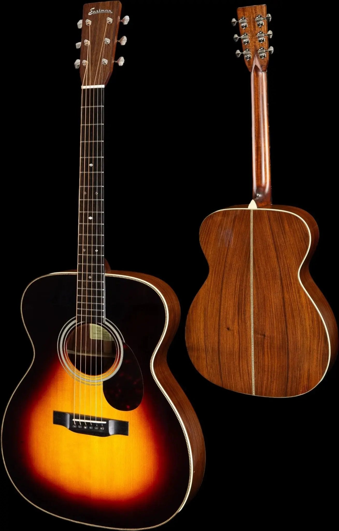 Buy Eastman E20OM-TC-SB Sunburst Acoustic Guitar (Price inc. Custom Pro Setup Package)