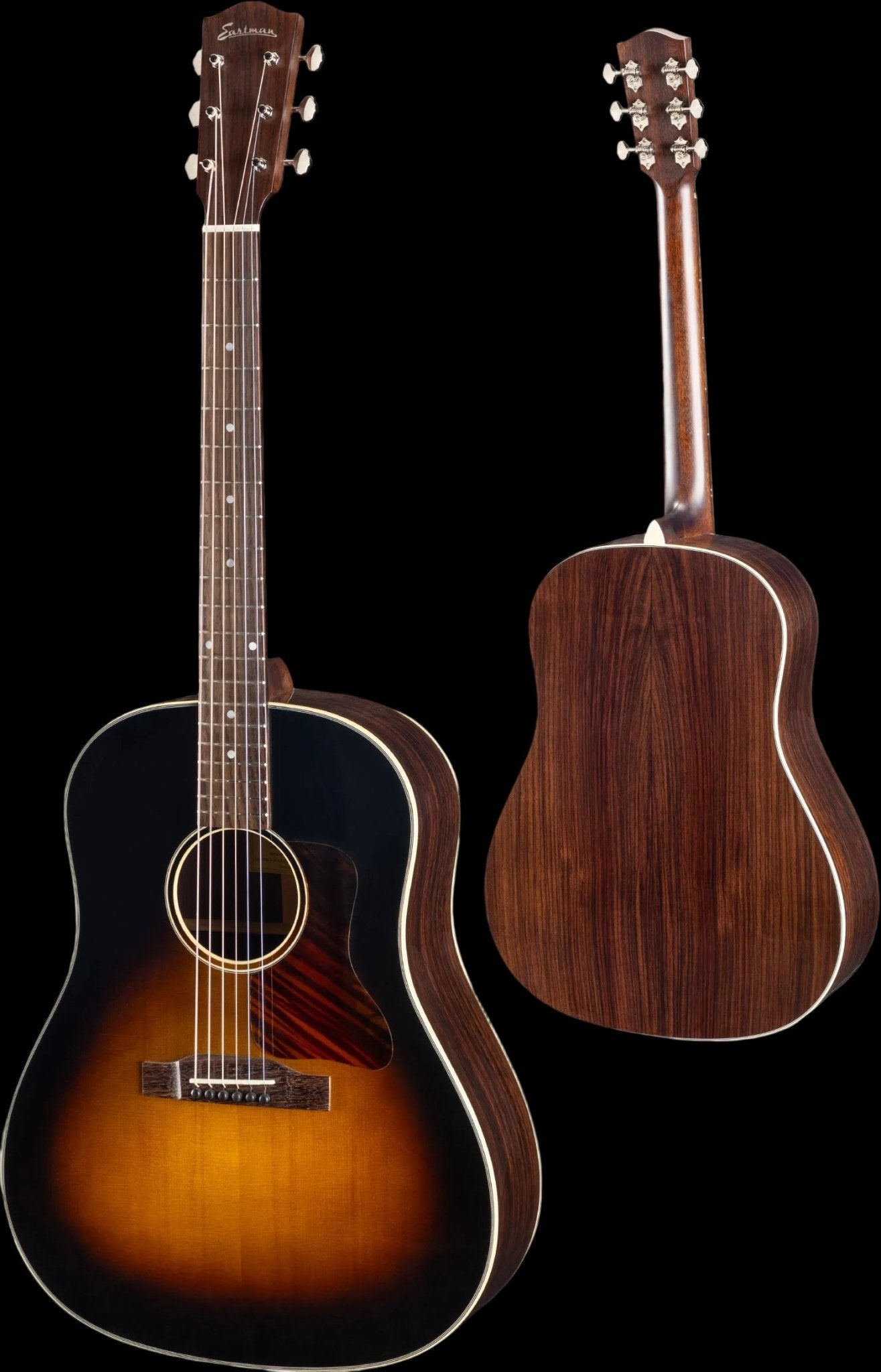 Eastman E20SS - TC Sunburst Acoustic Guitar (Price inc. £225 Custom Pro Setup Package) - Richards Guitars Of Stratford Upon Avon