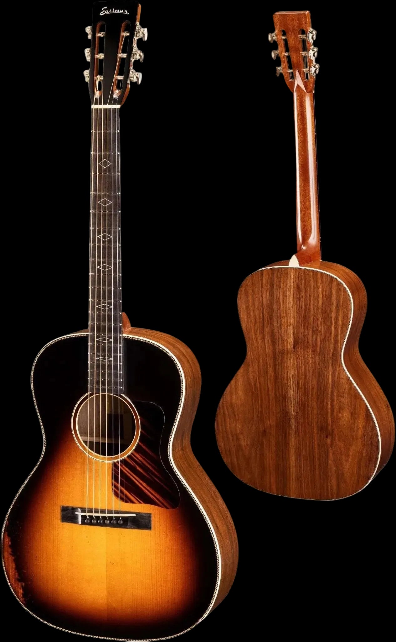 Eastman E22OOSS/v - SB Acoustic Guitar (Price inc. Custom Pro Setup Package) - Richards Guitars Of Stratford Upon Avon