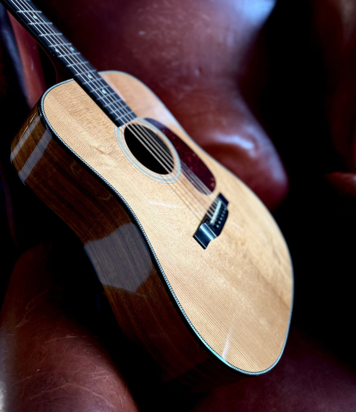 Eastman E3D-DLX Natural Electro Acoustic Guitar (Price inc. Custom Pro Setup Package) - Richards Guitars Of Stratford Upon Avon