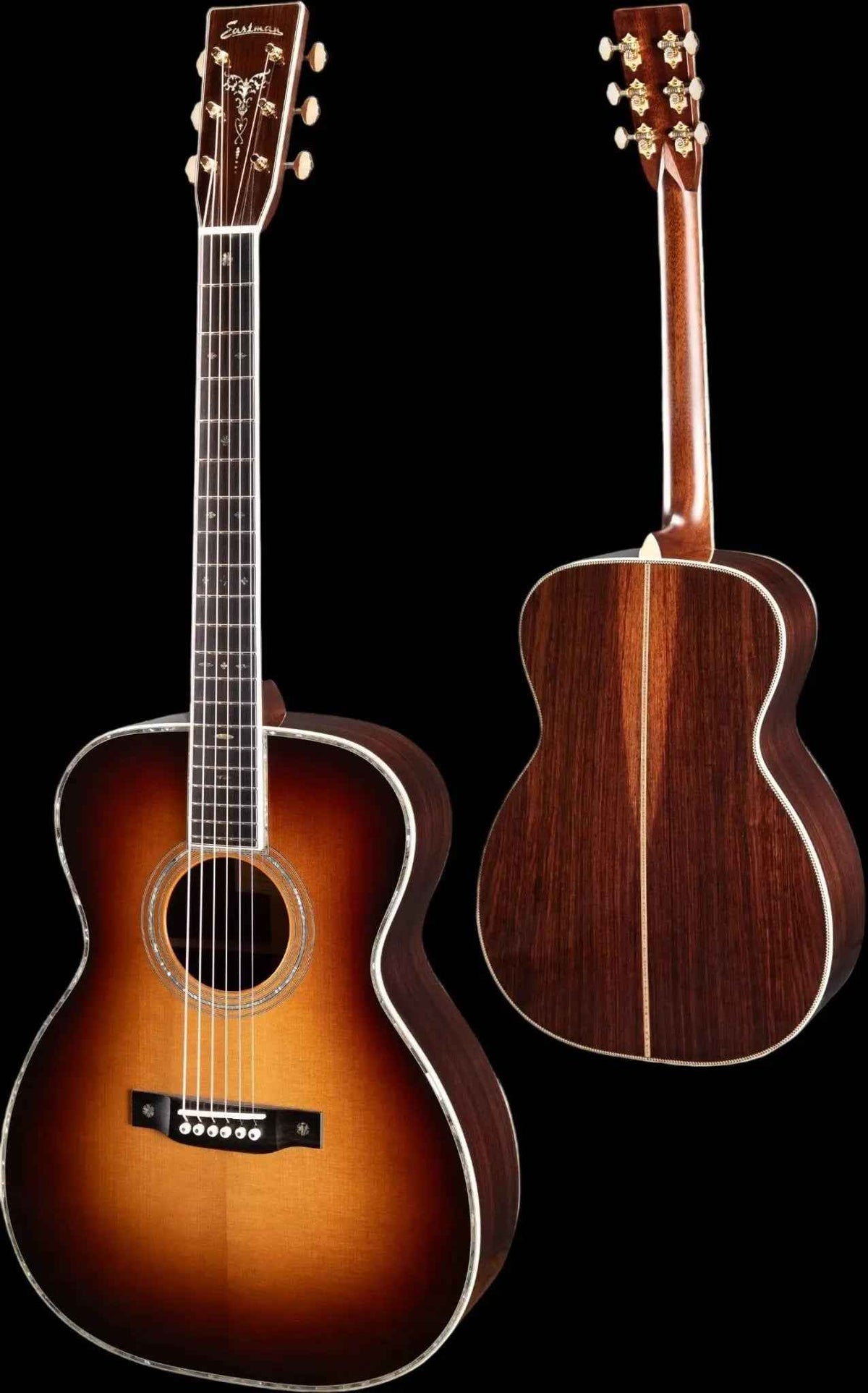 Eastman E40OM-TC-SB Sunburst Acoustic Guitar (Price inc. Custom Pro Setup Package)