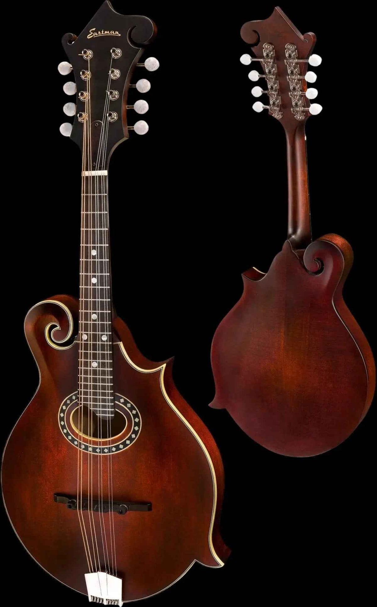 Eastman MD314 F-style Mandolin (oval hole, Solid Spruce top, Solid Maple back and sides, w/Gigbag) (Price inc. Custom Pro Setup Package)