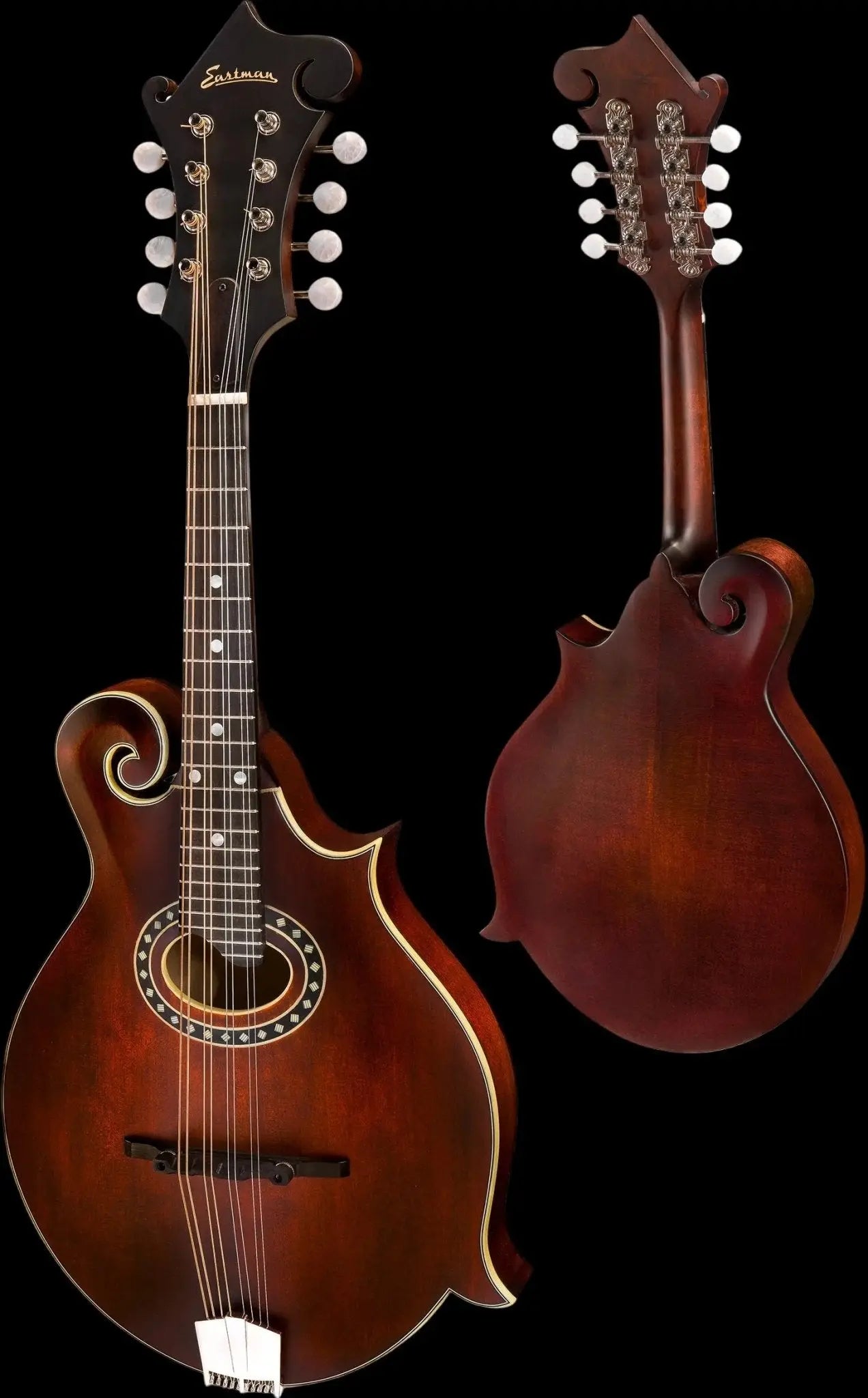 Buy Eastman MD314 F-style Mandolin (oval hole, Solid Spruce top, Solid Maple back and sides, w/Gigbag) (Price inc. Custom Pro Setup Package)