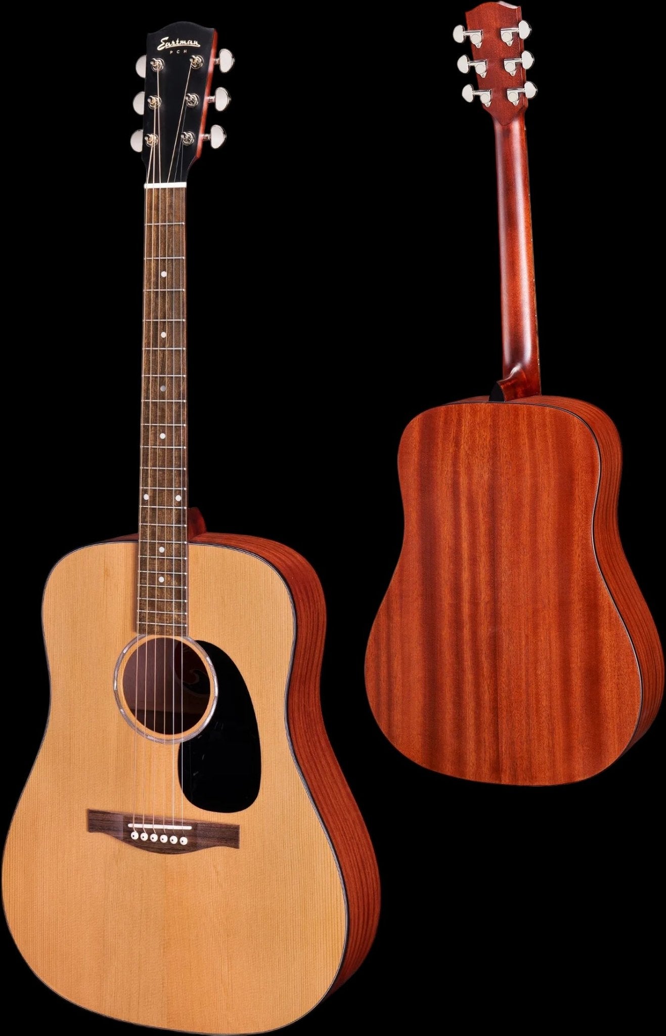 Eastman PCH1-D Natural Acoustic Guitar (Price inc. Custom Pro Setup Package) - Richards Guitars Of Stratford Upon Avon