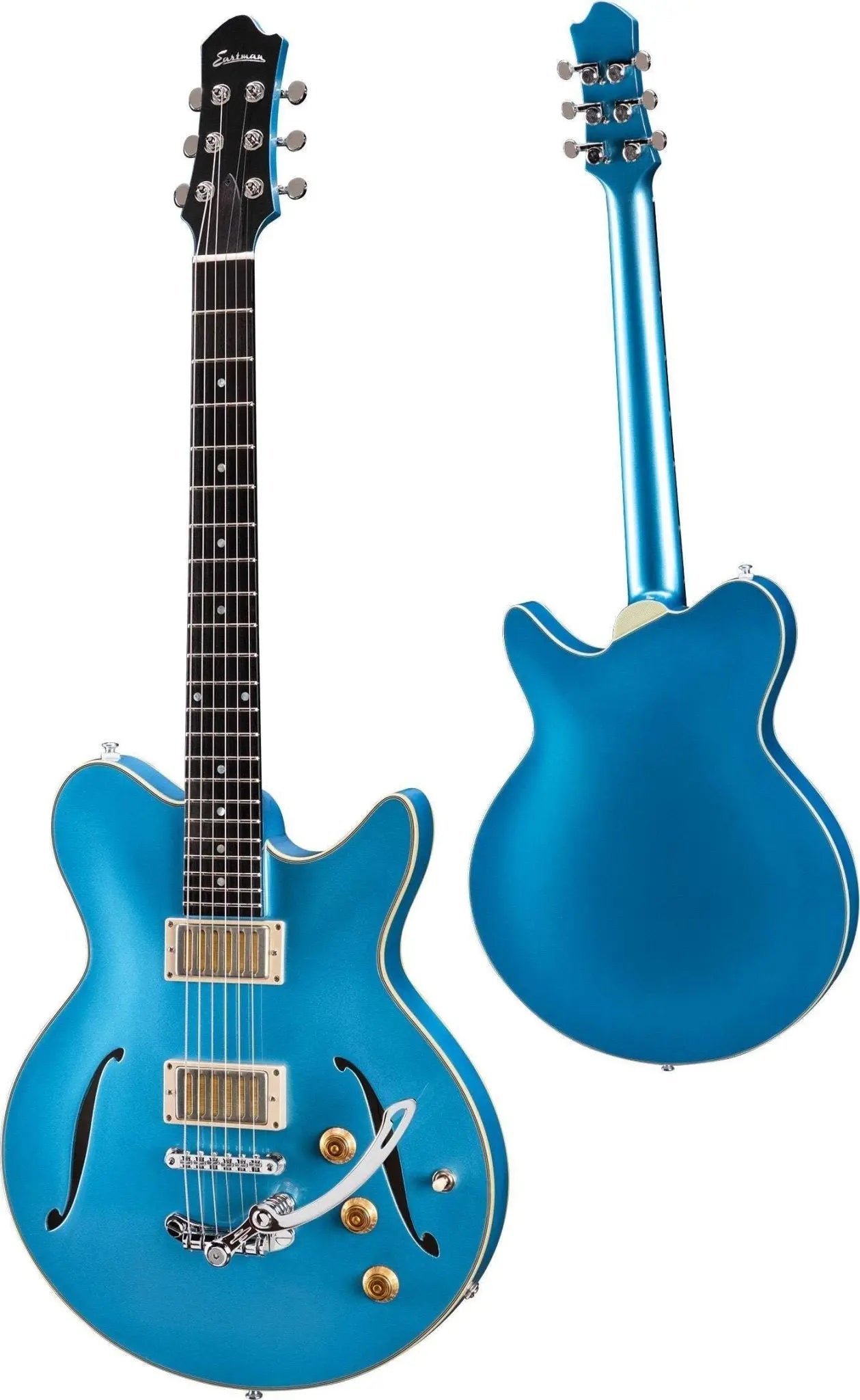 Eastman Romeo LA Celestine Blue (Price inc. Custom Pro Setup Package) - Richards Guitars Of Stratford Upon Avon