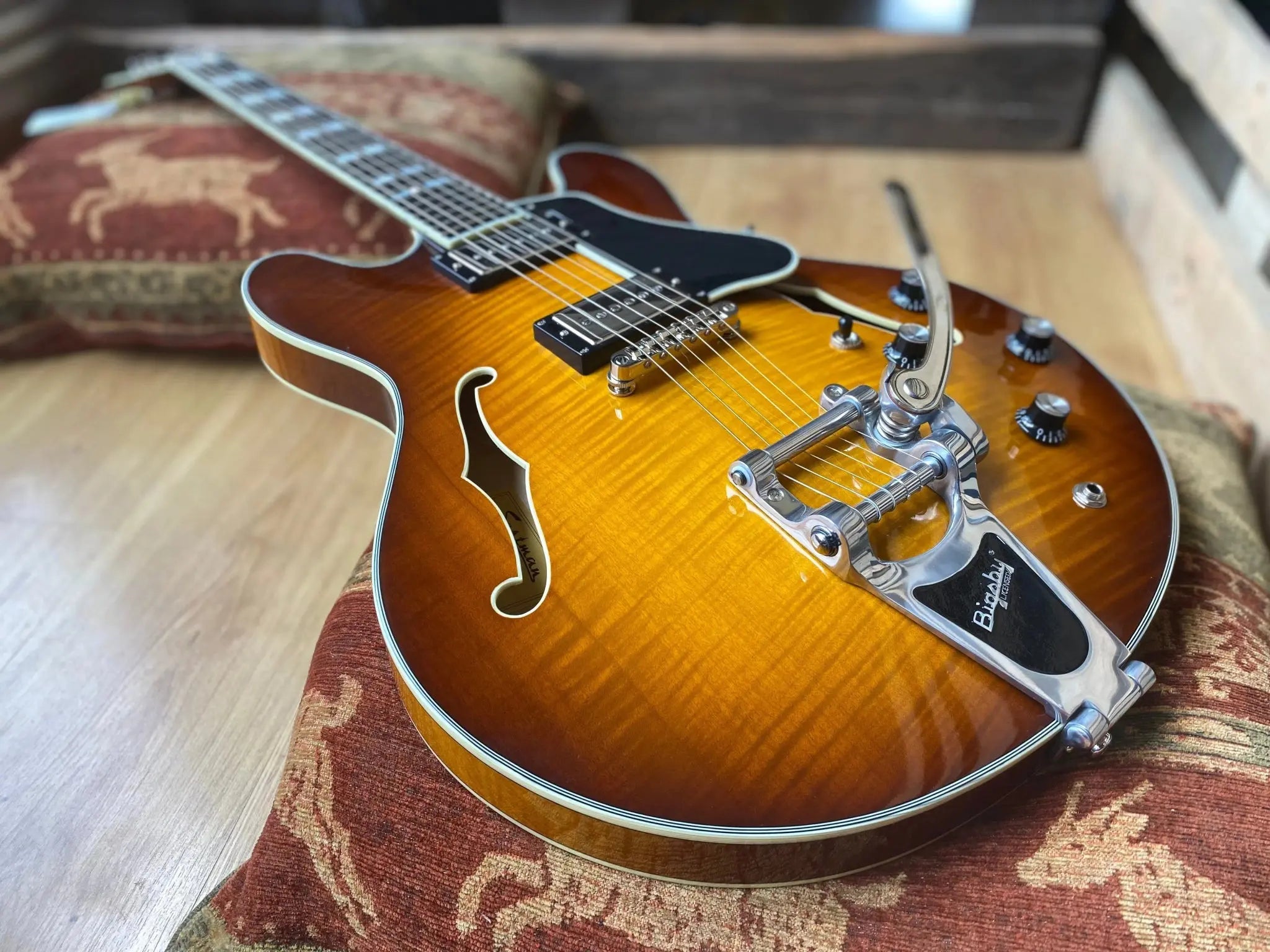 Eastman T486B Goldburst (Price inc. Custom Pro Setup Package) - Richards Guitars Of Stratford Upon Avon