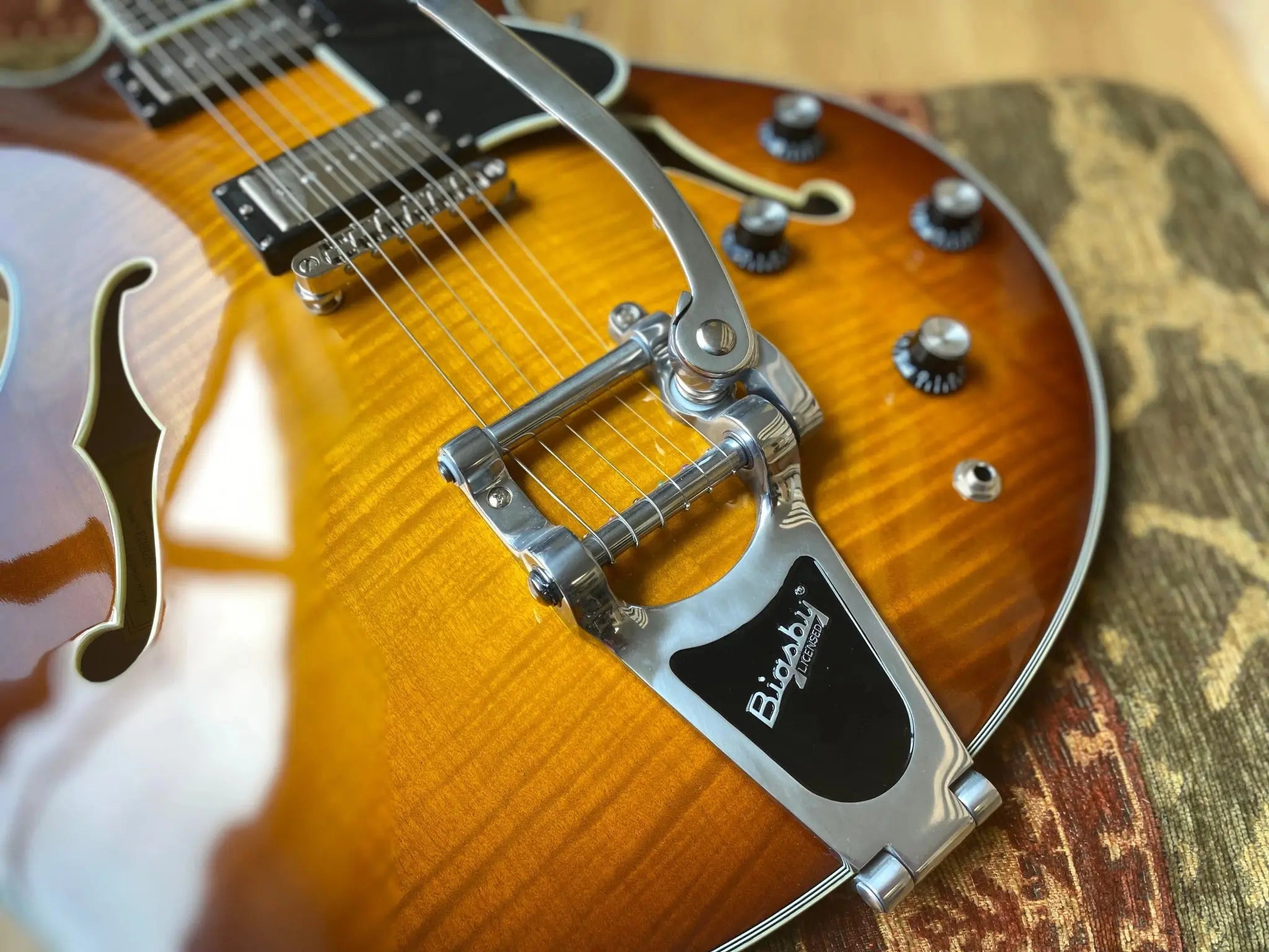 Eastman T486B Goldburst (Price inc. Custom Pro Setup Package) - Richards Guitars Of Stratford Upon Avon