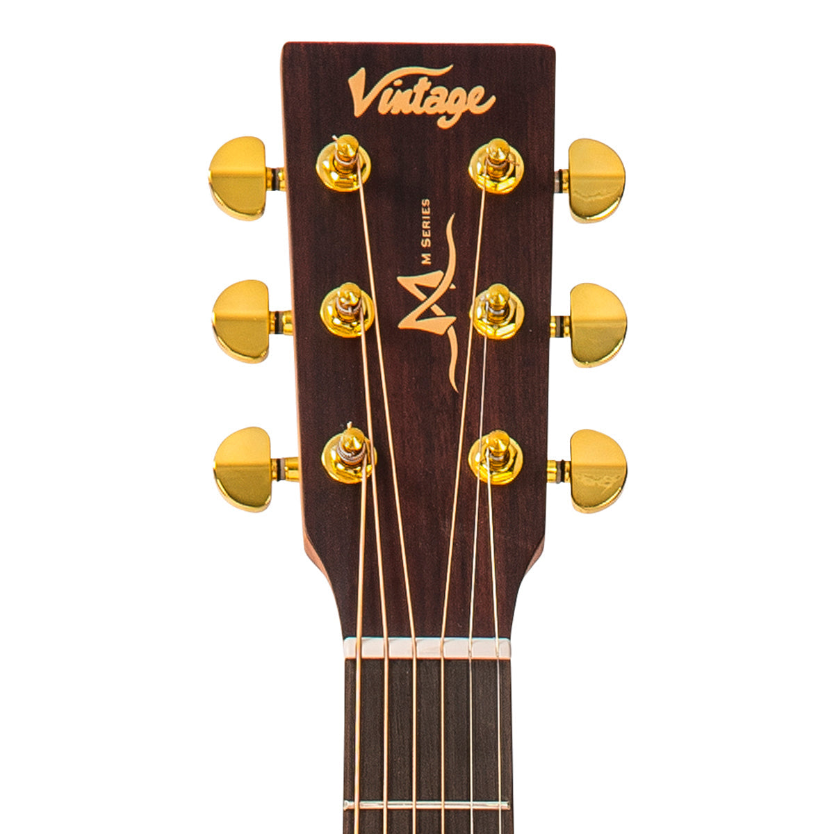 Vintage Mahogany Series 'Folk' Electro-Acoustic Guitar ~ Satin Mahogany, Electric Acoustic Guitars for sale at Richards Guitars.