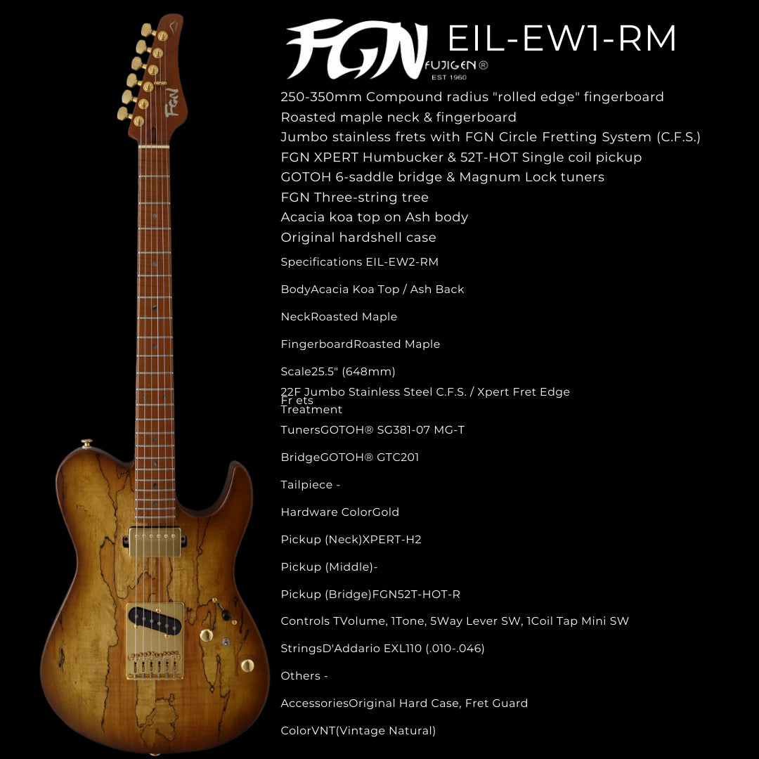 FGN EIL-EW1- RM, Electric Guitar for sale at Richards Guitars.