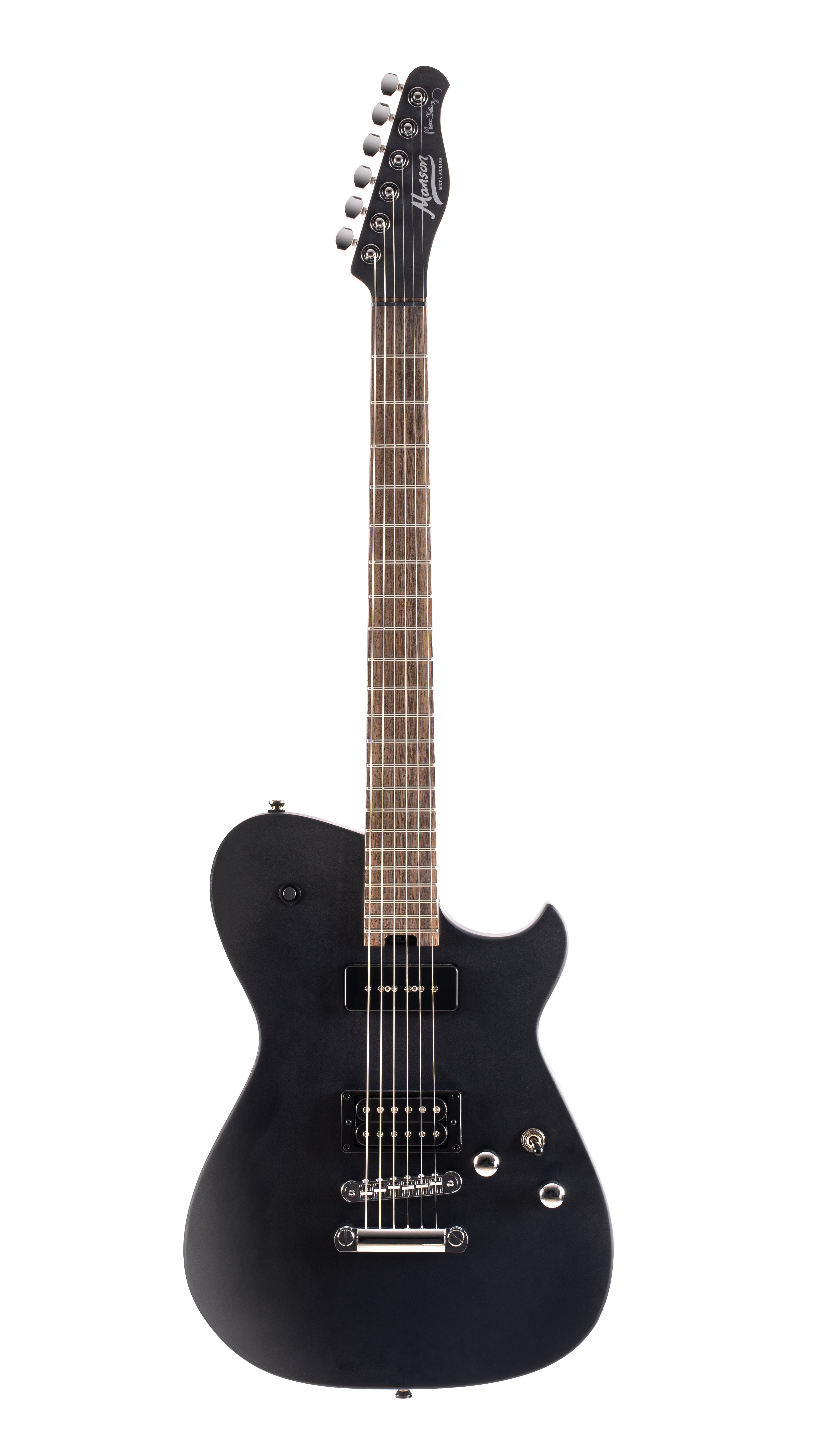 Manson Meta Series MBM-2P Satin Black, Electric Guitar for sale at Richards Guitars.