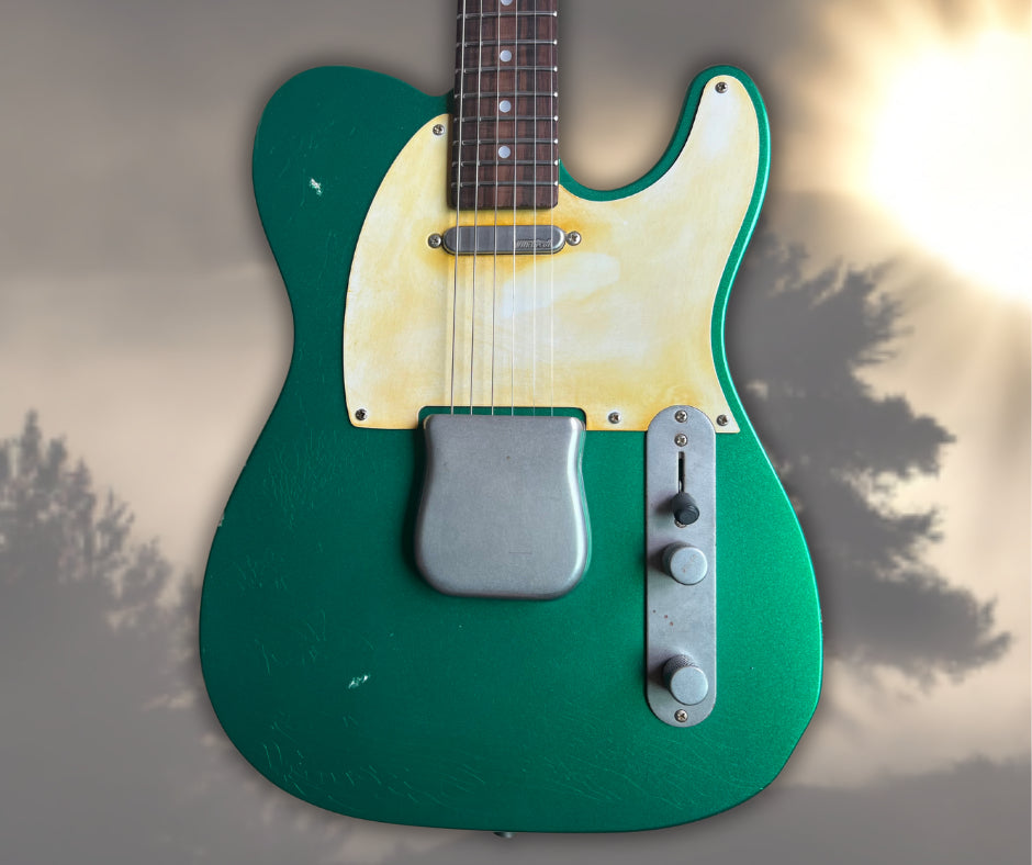 Vintage ProShop "New Dawn" Green Custom, Electric Guitar for sale at Richards Guitars.