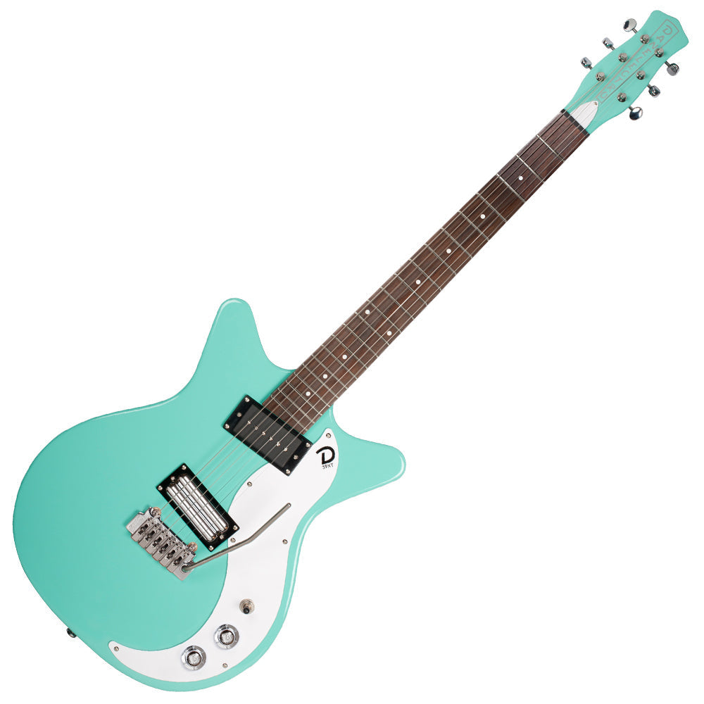 Danelectro 59XT Guitar with Vibrato ~ Aqua, Electric Guitar for sale at Richards Guitars.