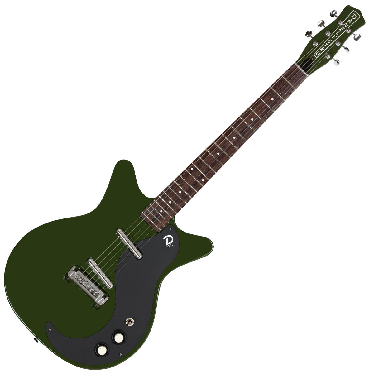 Danelectro shop green guitar