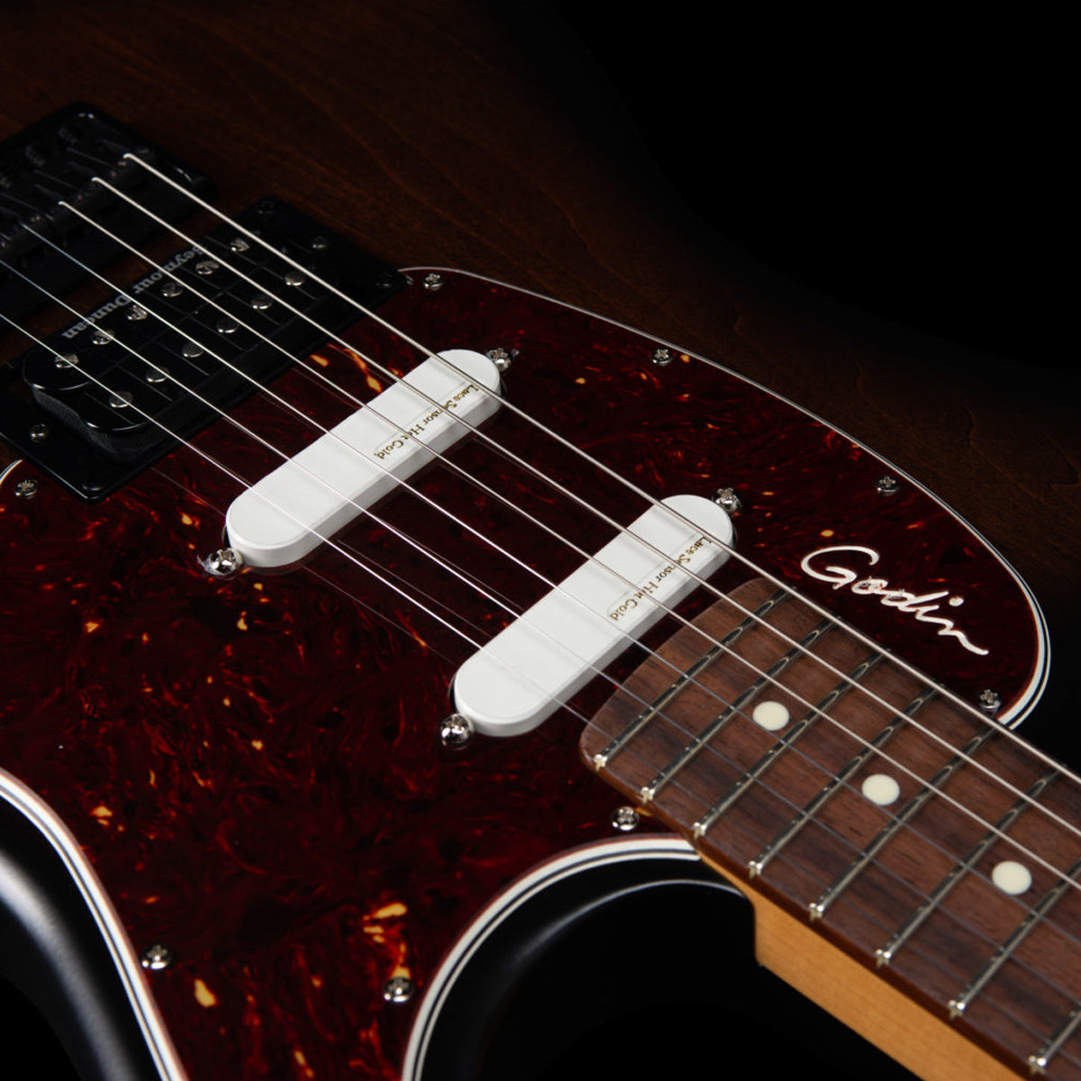 Godin Session RHT Pro Electric Guitar ~ Bourbon Burst, Electric Guitar for sale at Richards Guitars.