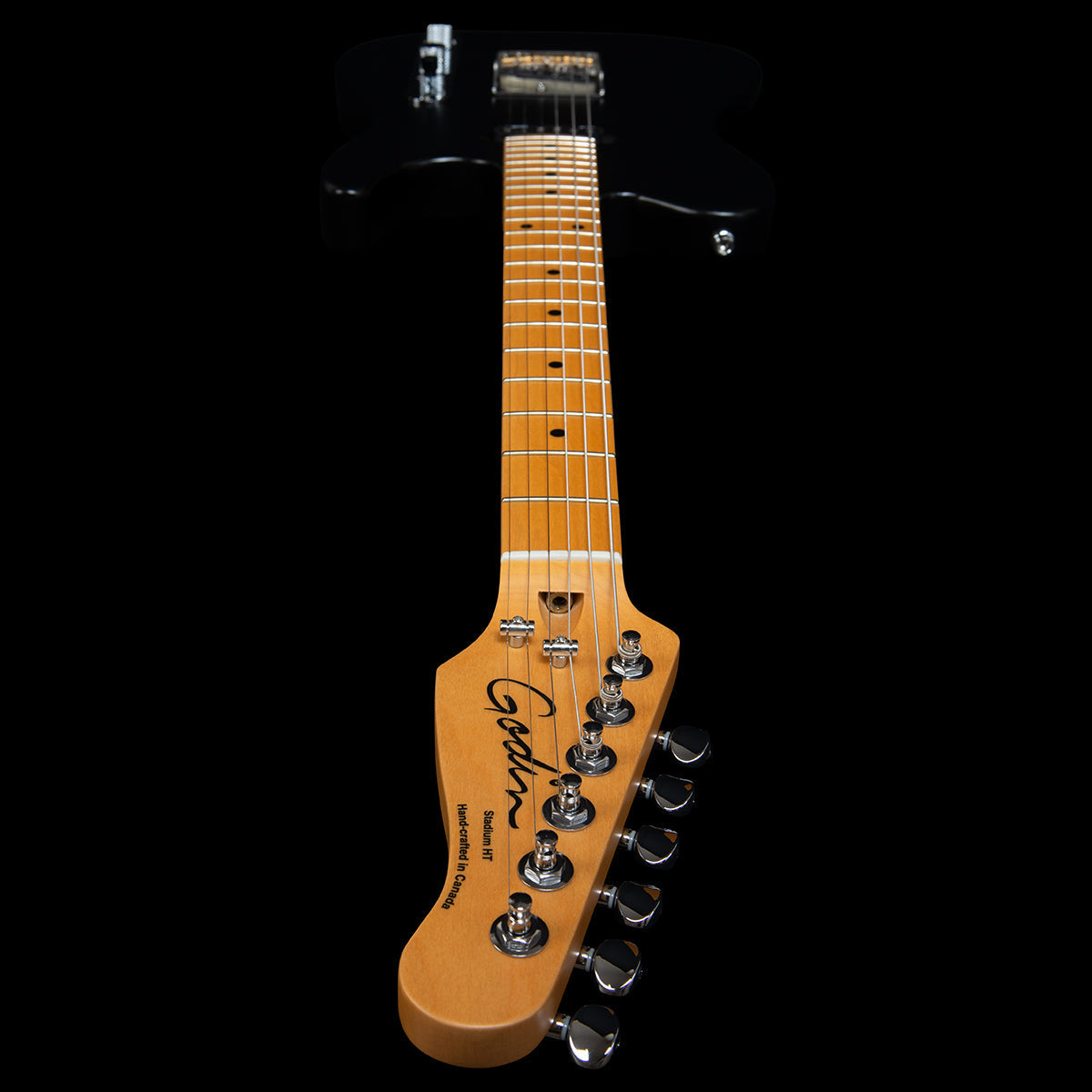 Godin Stadium HT Electric Guitar ~ Matte Black MN, Electric Guitar for sale at Richards Guitars.