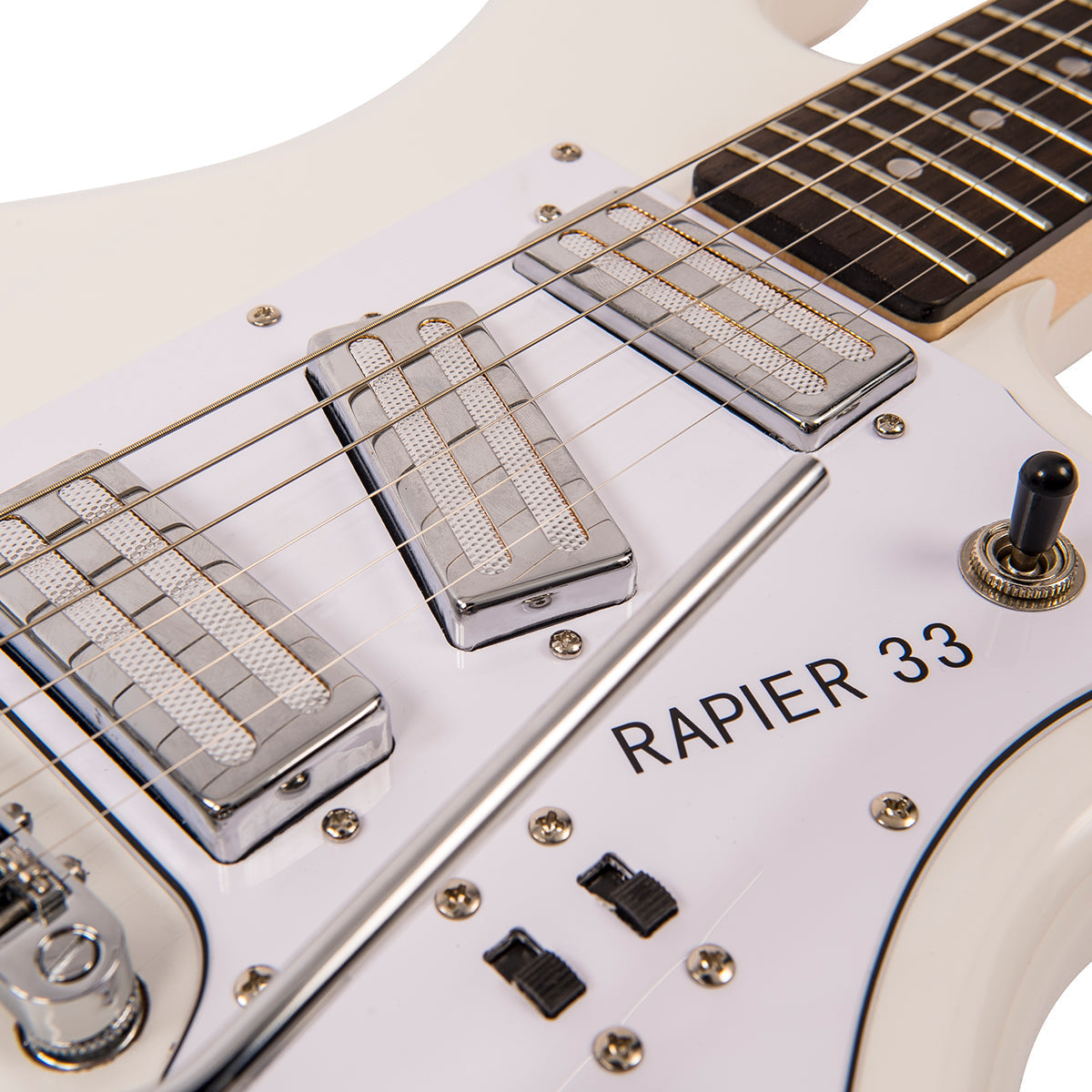 Rapier 33 Electric Guitar ~ Artic White, Electric Guitar for sale at Richards Guitars.