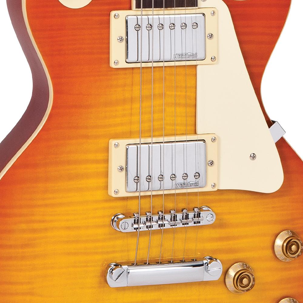 Vintage V100 ReIssued Electric Guitar ~ Honeyburst, Electric Guitar for sale at Richards Guitars.