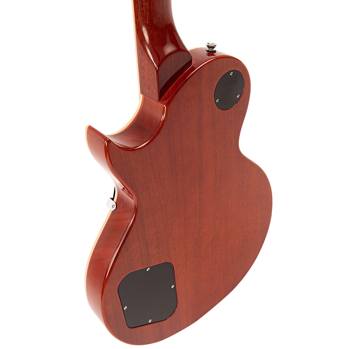 Vintage V100P ReIssued Electric Guitar ~ Natural Mahogany, Electric Guitar for sale at Richards Guitars.