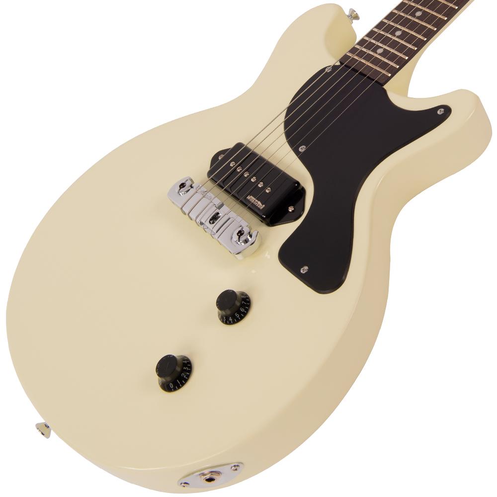 Vintage V130 ReIssued Electric Guitar ~ Vintage White, Electric Guitar for sale at Richards Guitars.