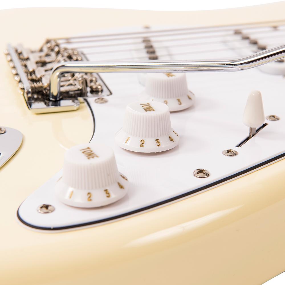 Vintage V6 ReIssued Electric Guitar ~ Vintage White, Electric Guitar for sale at Richards Guitars.