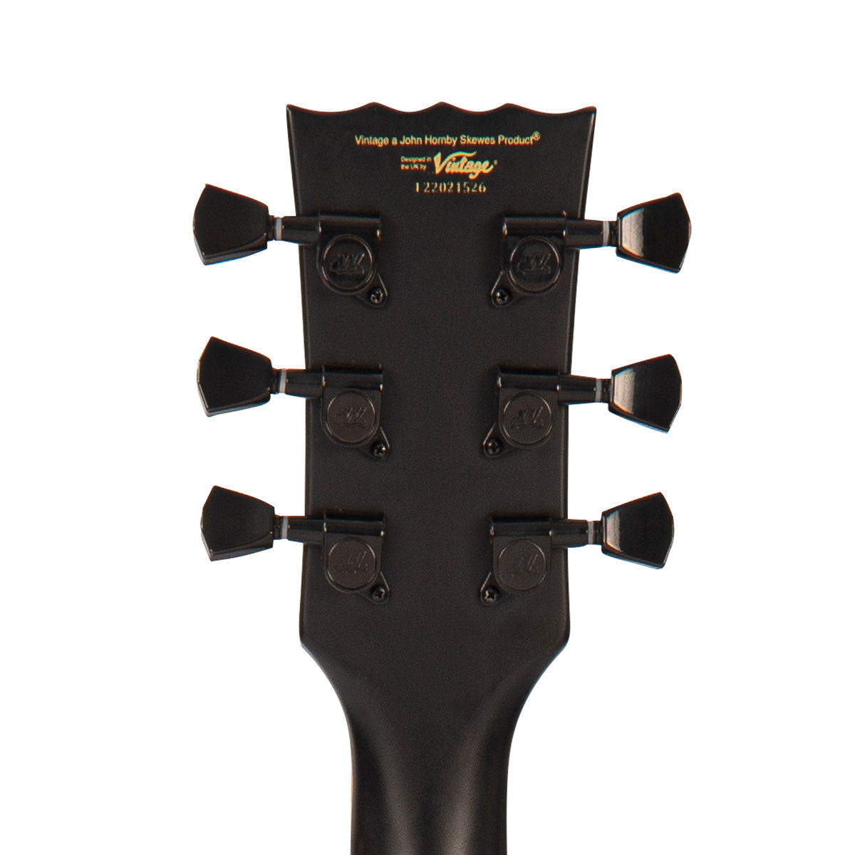 Vintage VMX Series V100 Electric Guitar ~ Satin Black, Electric Guitar for sale at Richards Guitars.