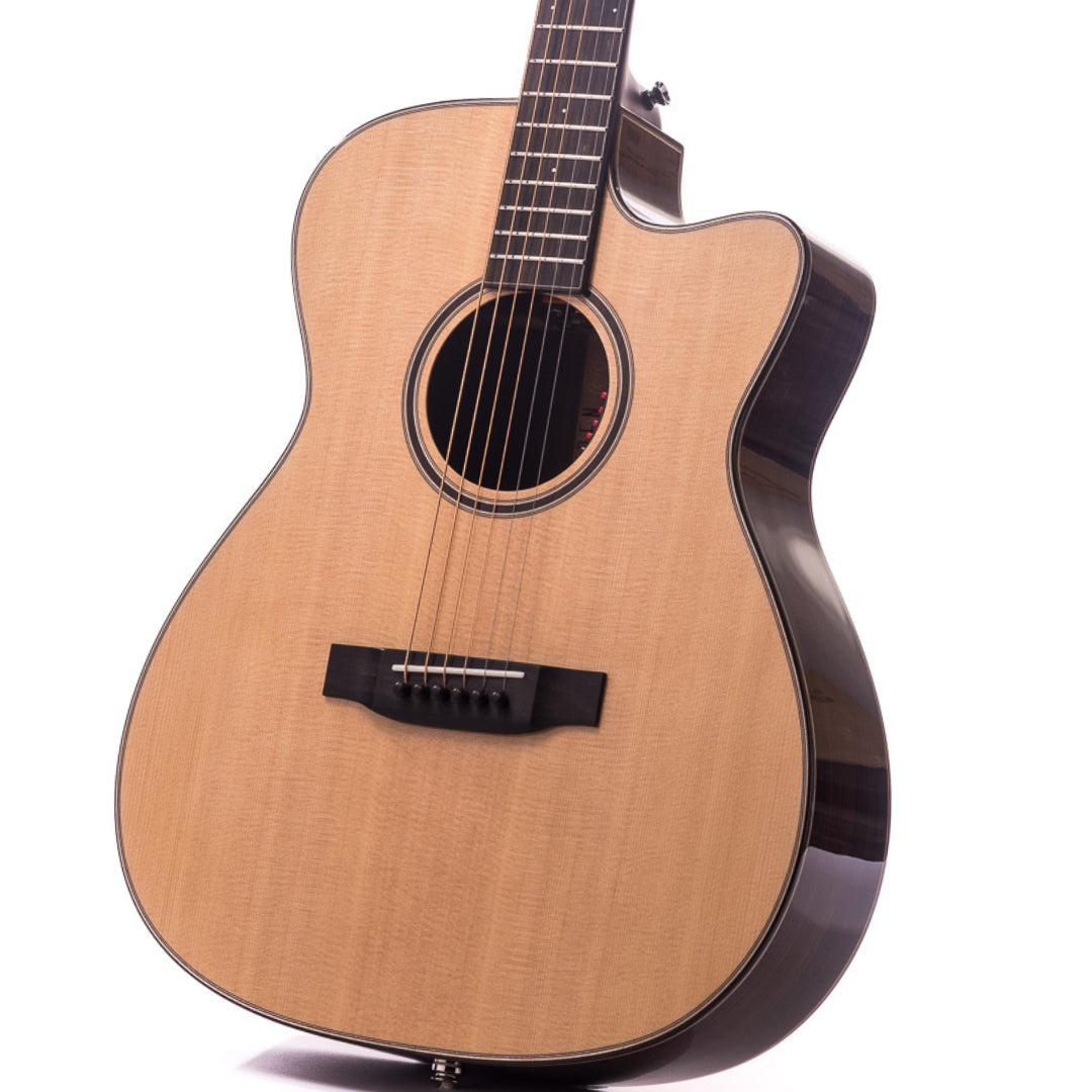 Auden Rosewood Bowman Spruce Top Cutaway Electro Acoustic Guitar-Richards Guitars Of Stratford Upon Avon