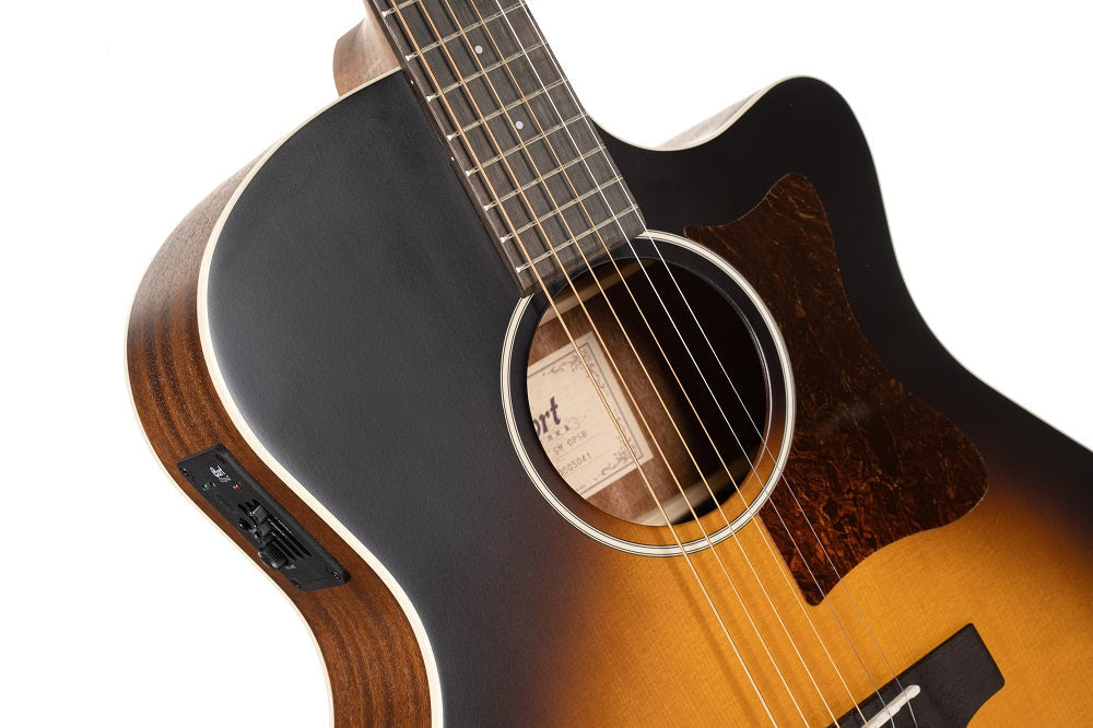 Grand Regal GA1E Sunburst, Electro Acoustic Guitar for sale at Richards Guitars.