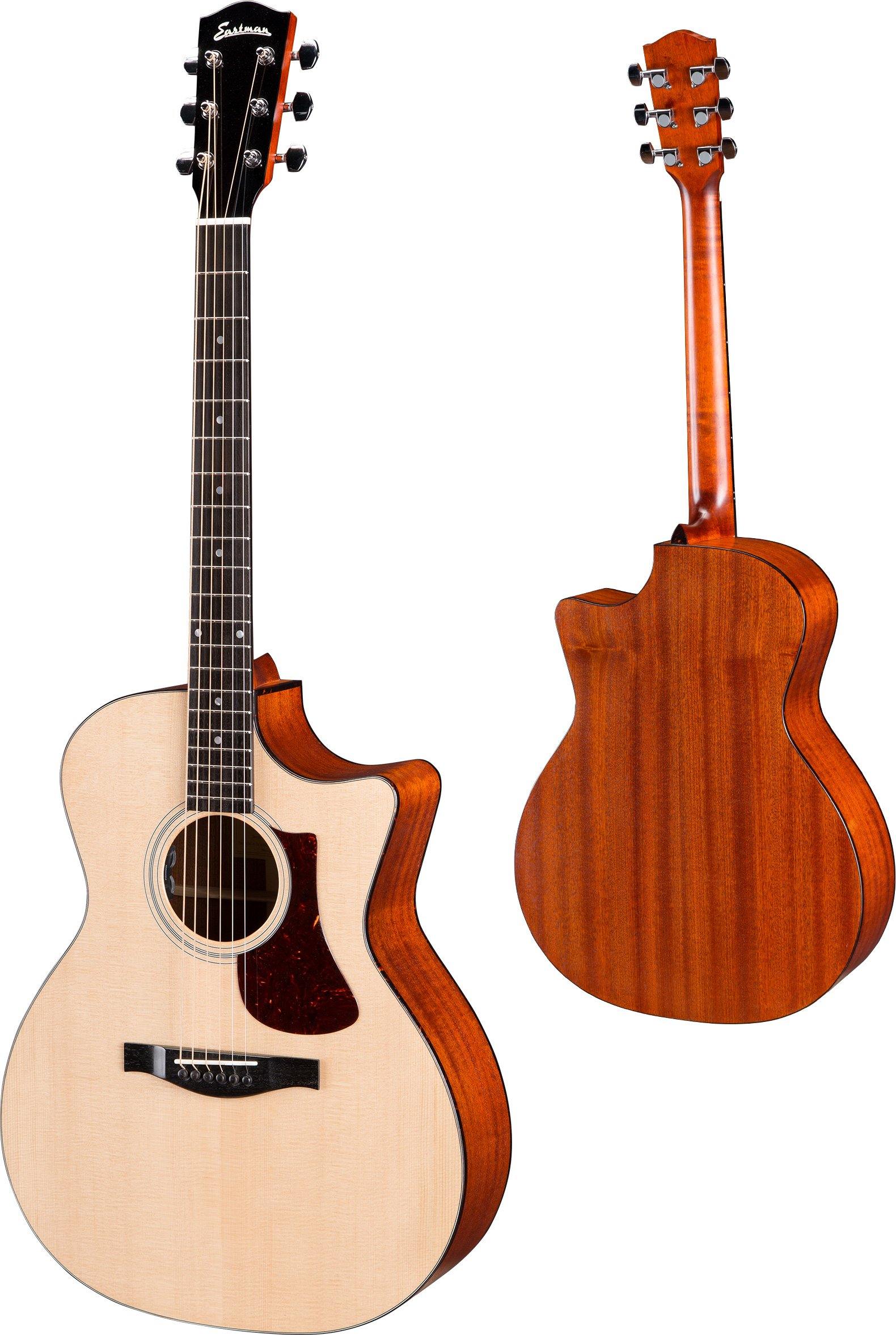 Eastman AC122L-1CE Left Handed Electro Acoustic Guitar, Electro Acoustic Guitar for sale at Richards Guitars.
