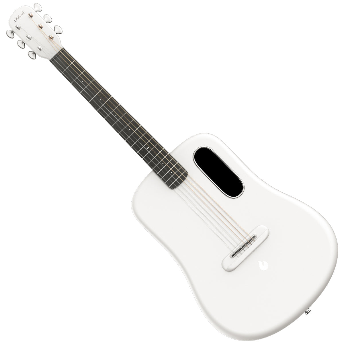 LAVA ME 3 38" with Space Bag ~ Left Hand ~ White, Acoustic Guitar for sale at Richards Guitars.