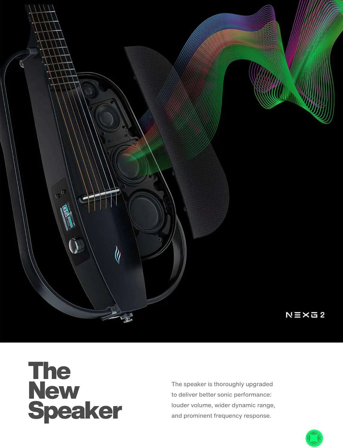 Enya NEXG 2N Black NEXG 2N Black - AI Classical Audio Guitar with Looper pedal - Richards Guitars Of Stratford Upon Avon