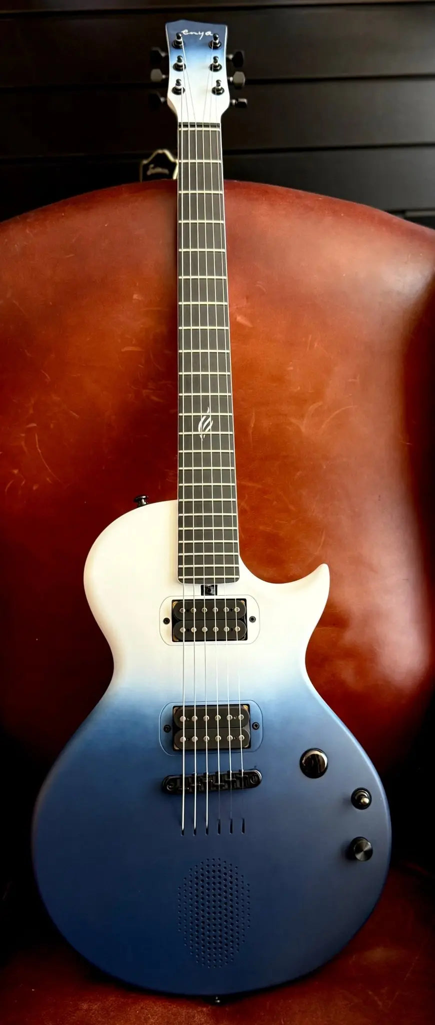 Enya Nova Go Sonic Ocean Blue, Electric Guitar (Guitar with case and accessories) - Richards Guitars Of Stratford Upon Avon