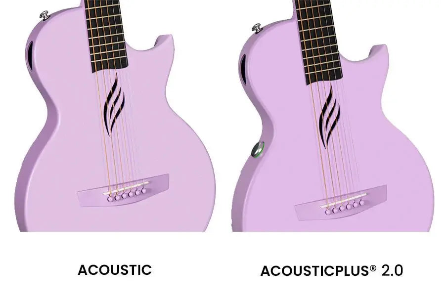 Enya Nova GO SP1 Purple Nova Go Carbo fibre electro guitar with Bluetooth - Richards Guitars Of Stratford Upon Avon