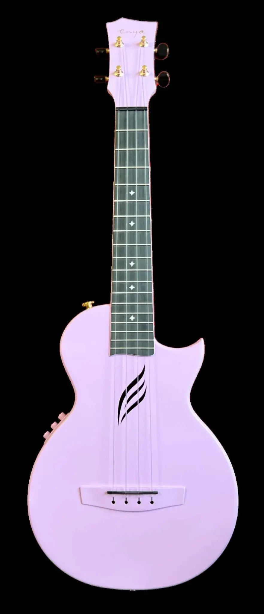 Enya Nova UE Pro Purple Nova U Pro Electro Ukulele, Case, Capo, Strap & Spare Strings! - Richards Guitars Of Stratford Upon Avon