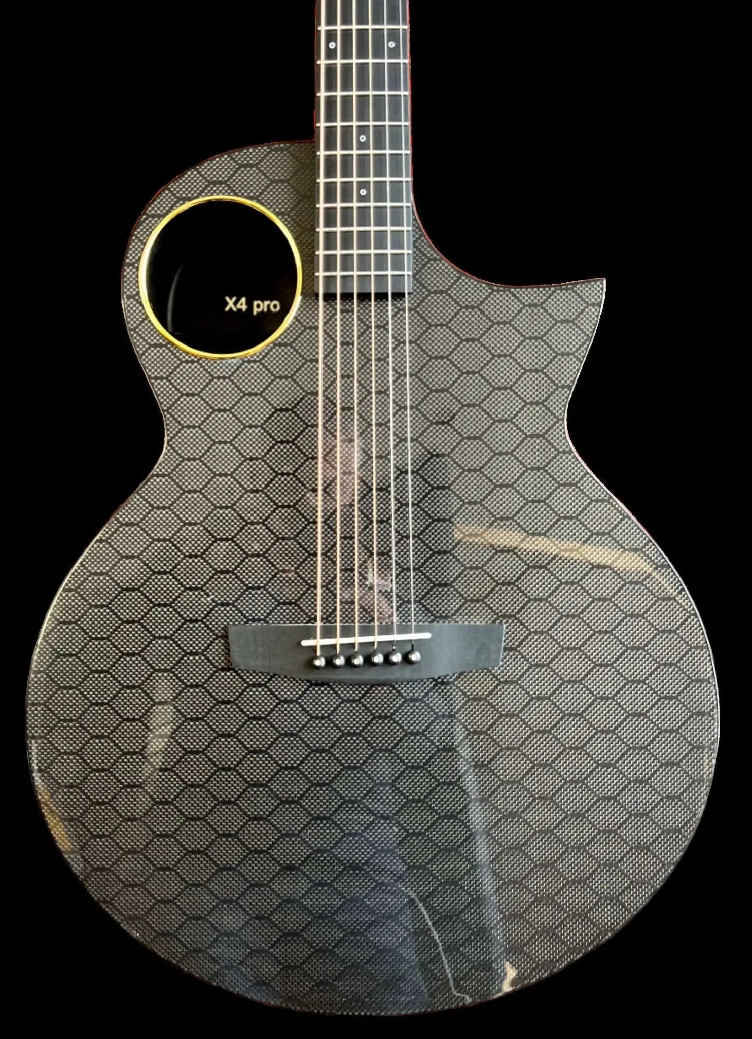 Enya X4 PRO Carbon Fibre Electro - Acoustic Travel Guitar - Richards Guitars Of Stratford Upon Avon