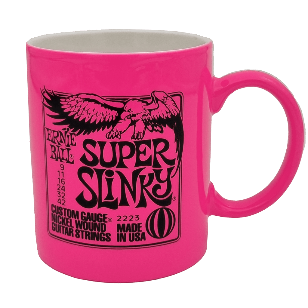Ernie Ball Super Slinky Mug - Richards Guitars Of Stratford Upon Avon