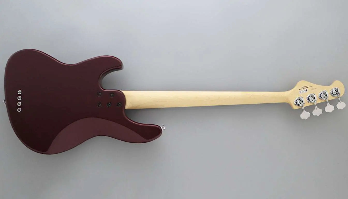 FGN Bass Guitar J Standard Mighty Jazz JMJ2ALR Azuki Metallic (AZM) With Gig Bag - Richards Guitars Of Stratford Upon Avon