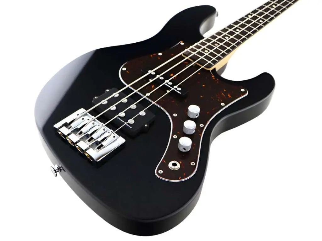 FGN Bass Guitar J Standard Mighty Jazz JMJ2ALR Black (BK) With Gig Bag - Richards Guitars Of Stratford Upon Avon