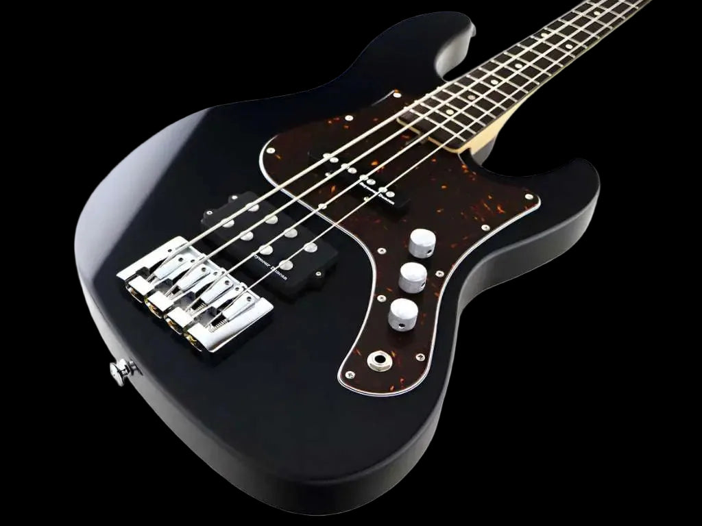 FGN Bass Guitar J Standard Mighty Jazz JMJ2ALR Black (BK) With Gig Bag - Richards Guitars Of Stratford Upon Avon