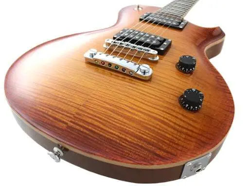 FGN Expert Flame, Electric Guitar, Vintage Violin (VV) EFLFMR With Hard Case - Richards Guitars Of Stratford Upon Avon