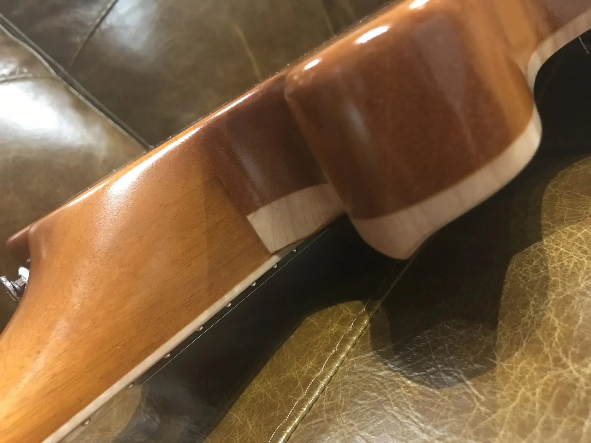 FGN Expert Flame, Electric Guitar, Vintage Violin (VV) EFLFMR With Hard Case - Richards Guitars Of Stratford Upon Avon