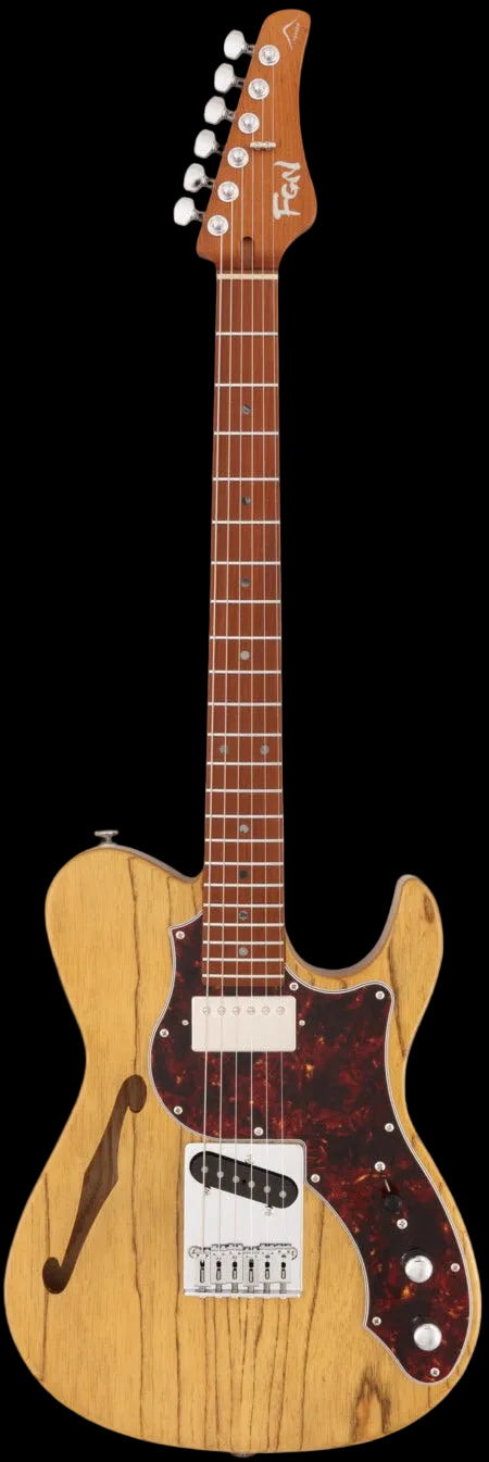 FGN Expert Iliad Thinline, Vintage Natural Electric Guitar - Richards Guitars Of Stratford Upon Avon